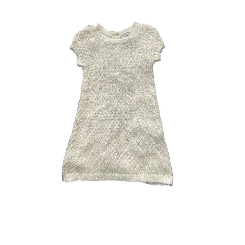 DKNY cream and gold dress. 24 mos